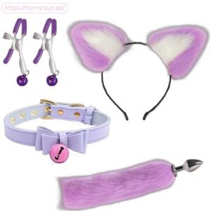 Costume Accessory Anal Plug Set Fox Animal