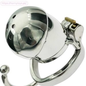 Curved Ring Chastity Device Locked