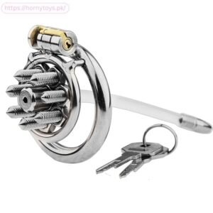 Flat Chastity Cage Steel Penis Cage