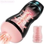 High-Tech Movakativ Sucking Male Masturbator