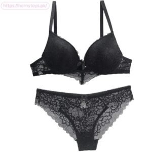 Lace Bra and Panty Set Two Piece