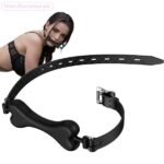 Leather Dog Bones On Mouth For Women BDSM