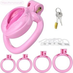 Male Chastity Cage 4 Sizes Rings