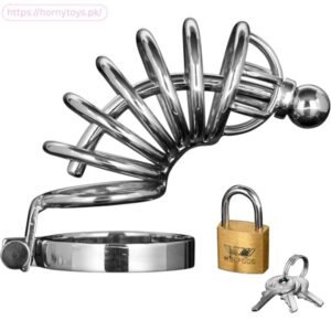 Male Chastity Cage 6 Rings
