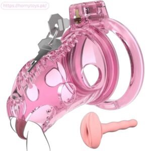 Pink Penis Cage with Soft Plastic