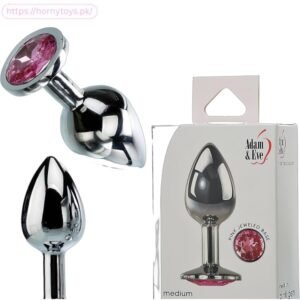 Adam & Eve Gem Medium Anal Plug Stainless Steel