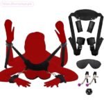 BDSM Bed Bondage Kit Set Thigh Ankle