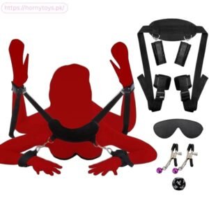 BDSM Bed Bondage Kit Set Thigh Ankle