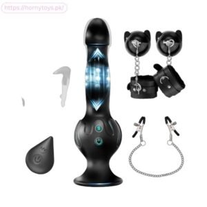 BDSM Dildo Vibrator Cuffs and Anal Toys