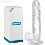 Realistic Clear 7.3 Inch dildo for Women