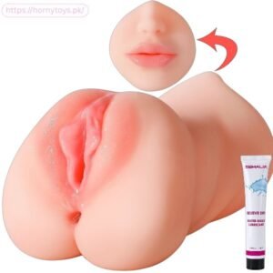 Realistic Male Masturbator 3 in 1 Male Toy